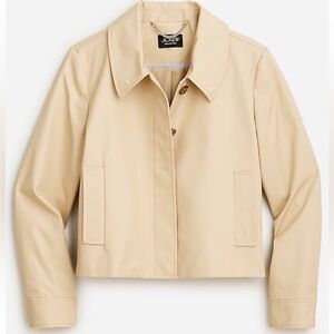 COPY - JCREW Collection cropped lady trench coat